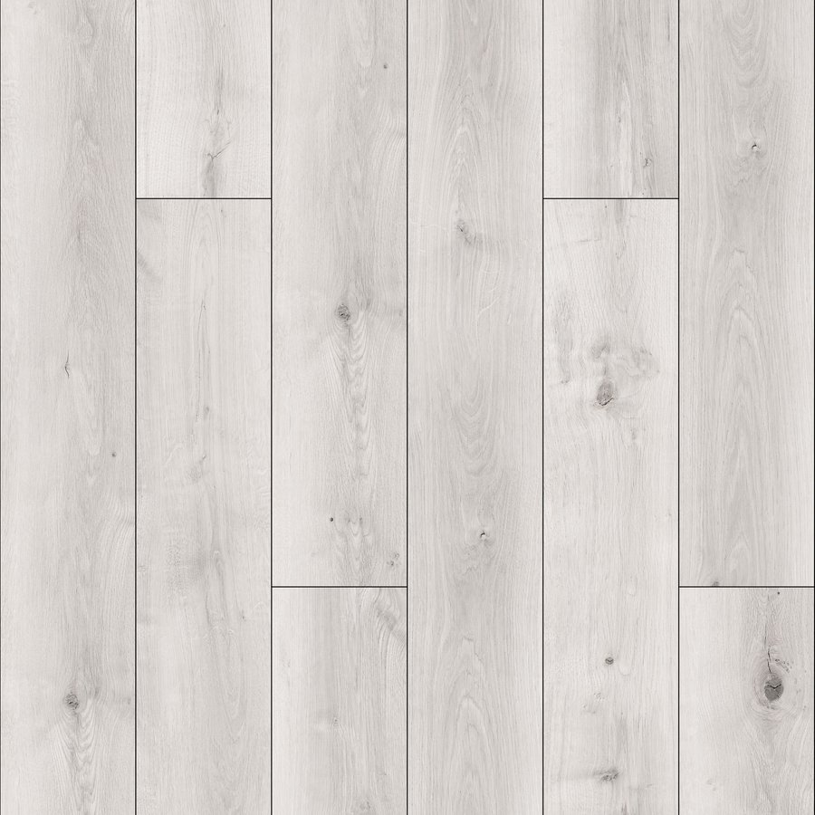 Dove White Pewter Oak Dryback LVT - Floor Depot