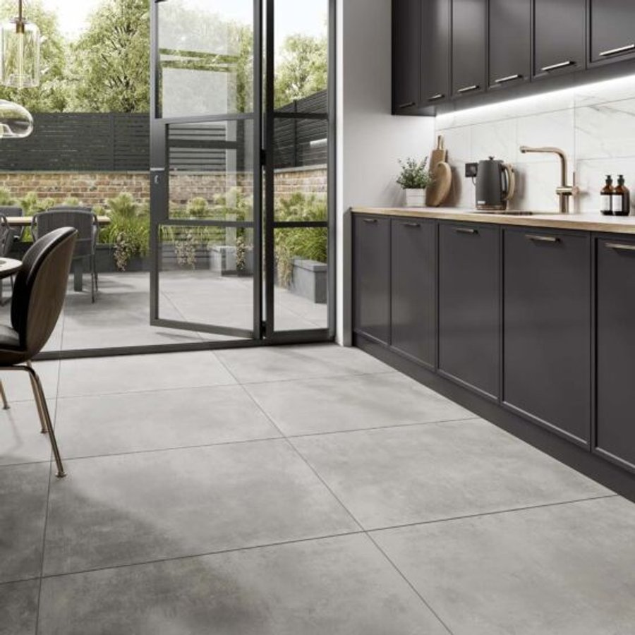 Ash Grey Glazed Porcelain - 800x800mm