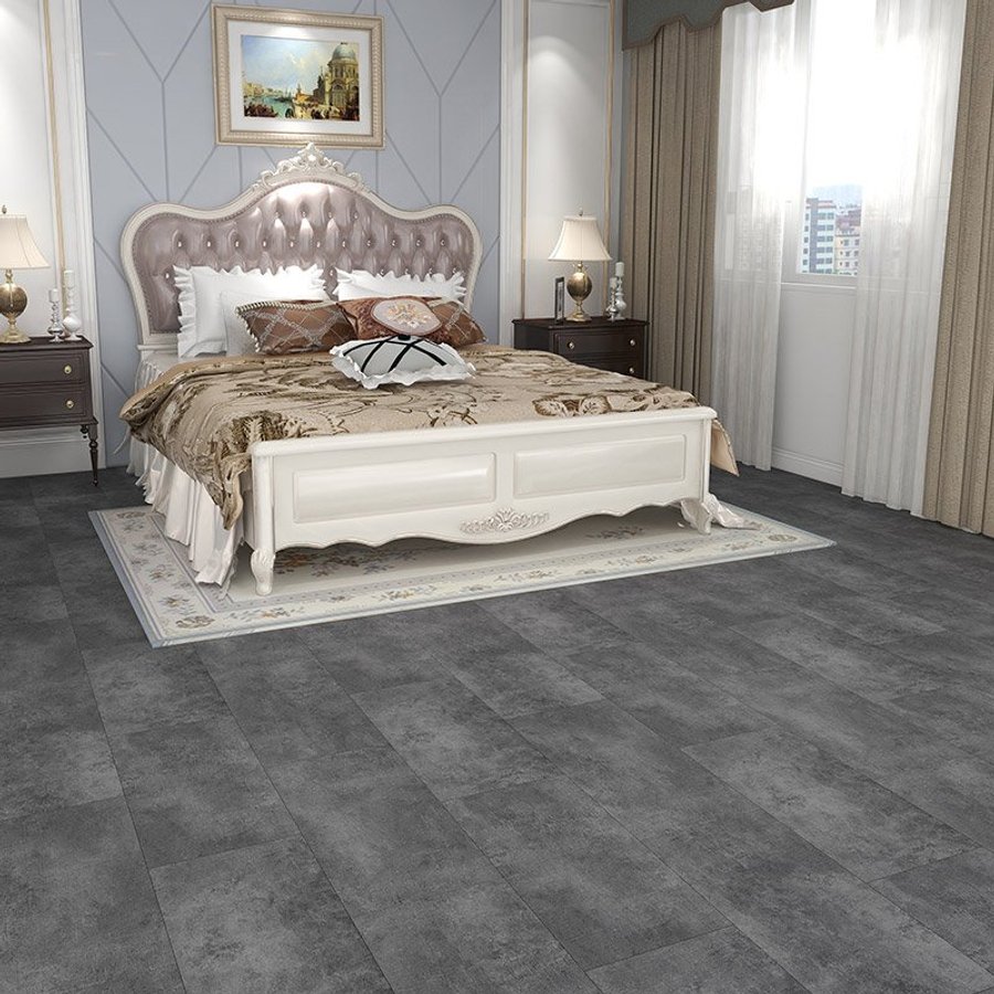 Timeless Grey 5.5mm SPC Click Tiles