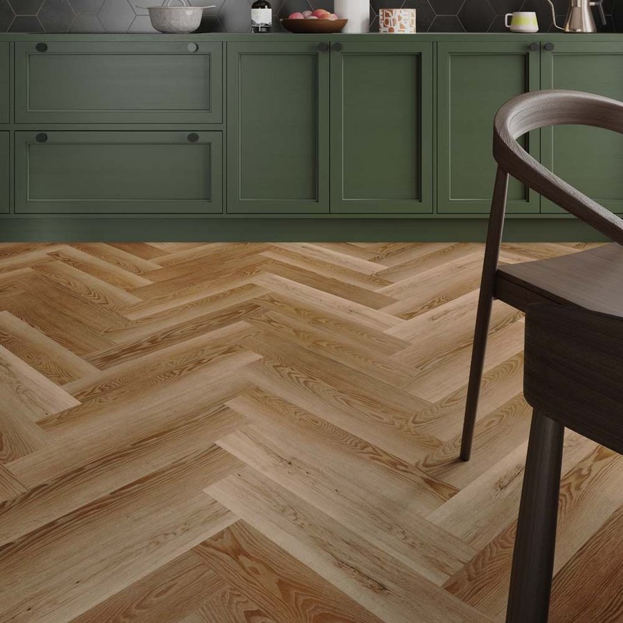 Blonde Oak 5.2mm SPC Herringbone Click