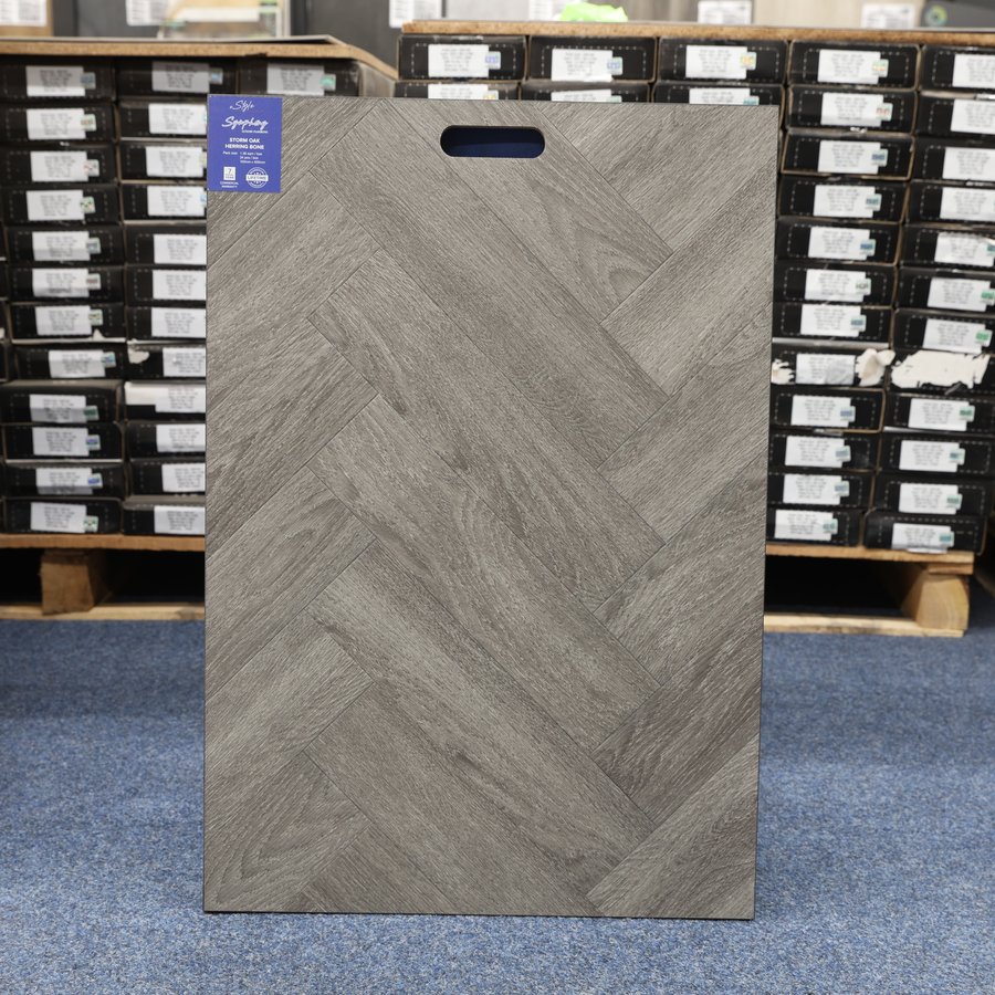 Sky Grey Oak Herringbone 2.5mm LVT