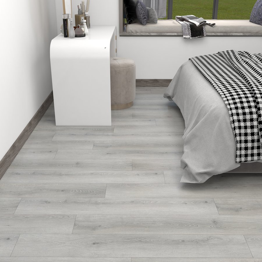 Cuban Light Grey Oak Glue Down LVT