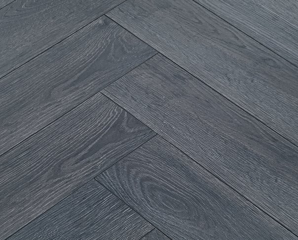 Elba Oak Black Herringbone 8mm