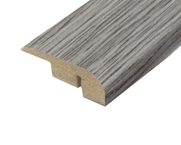 Dark Grey Laminate Doorbar - End Bar 0.9M