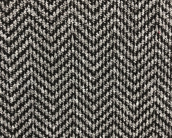 Chevron Carpet - Anthracite