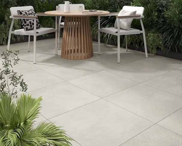 Oakley Ivory 600x600mm Outdoor Porcelain 20mm Tile