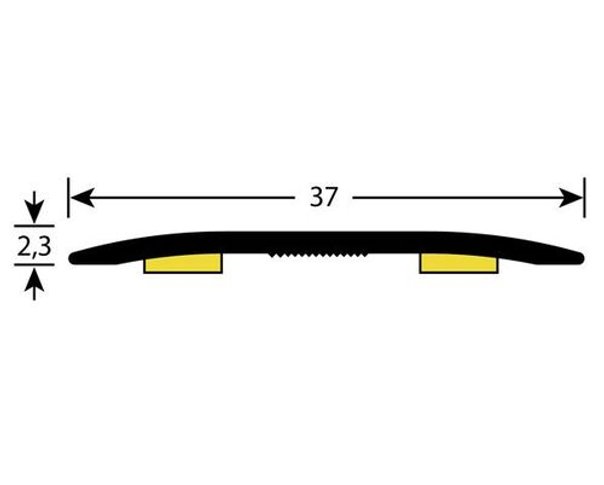 White Grey Oak Effect Door Bar (0.9m)