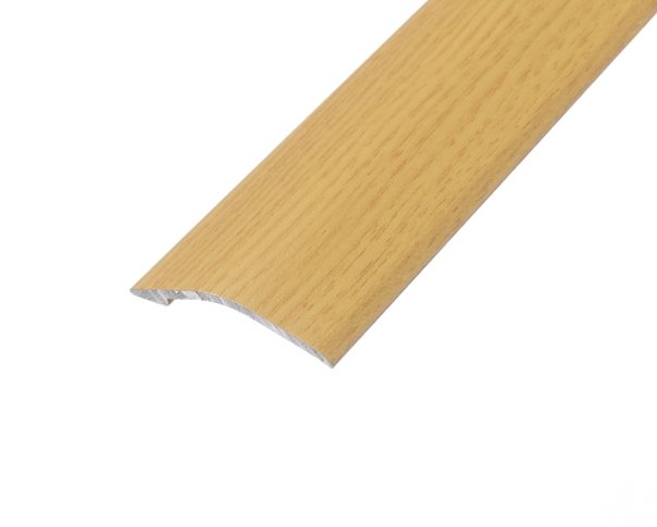 Honey Oak Ramp Aluminium Door Bar 0.9m