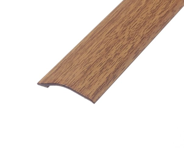 Dark Oak Ramp Aluminium Door Bar 0.9m