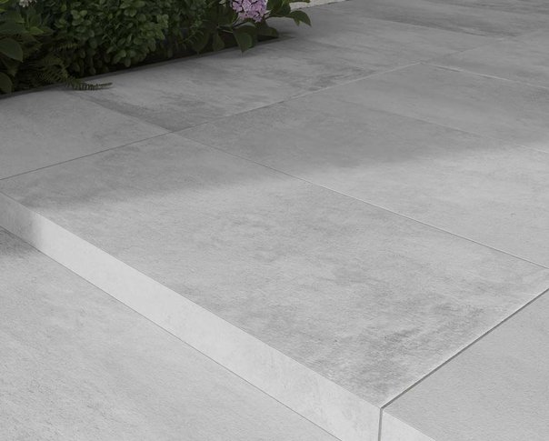 Glazed Silver 600x1200mm Outdoor 20mm Porcelain Tile