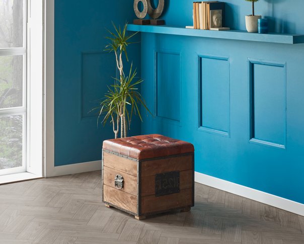 Smoked Oak Herringbone Dryback LVT