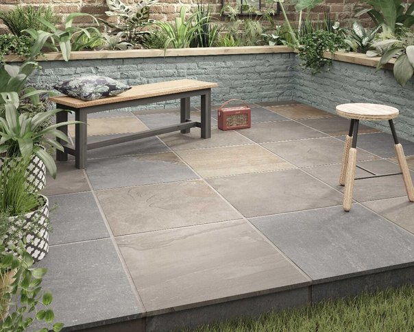 Newtown Grey 600x600mm Outdoor Porcelain 20mm Tile