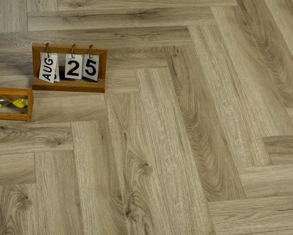 Limed Oak Herringbone 12mm