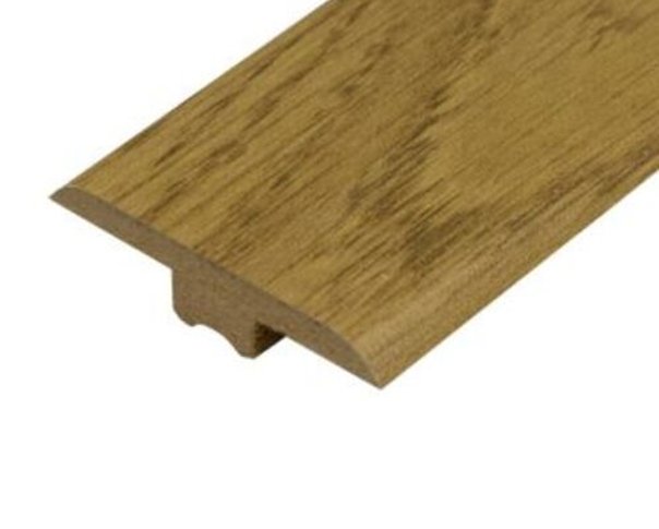 Natural Varnished Oak Laminate Doorbar - T-Bar 0.9m