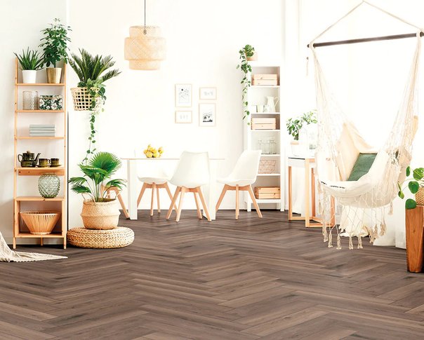 Empire Grey Oak 5.2mm SPC Herringbone