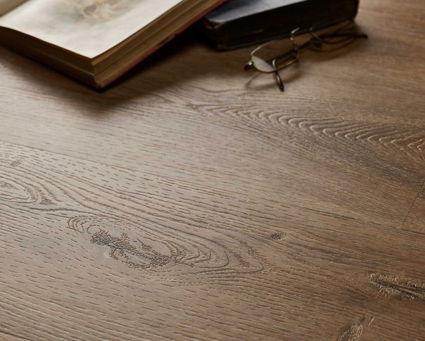 Worn Oak Embossed Dryback LVT