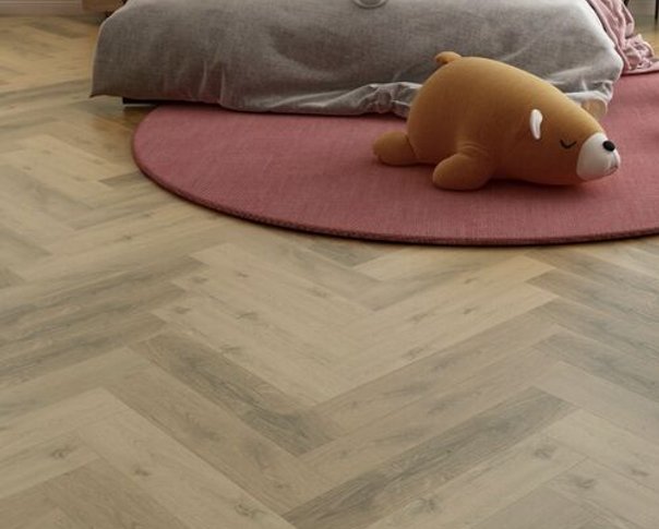 Natural Oak 5.2mm SPC Herringbone Click