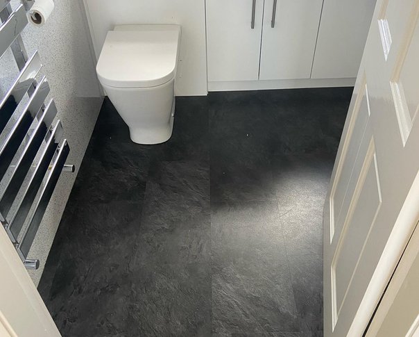 Dark Slate 5.5mm SPC Click Tiles