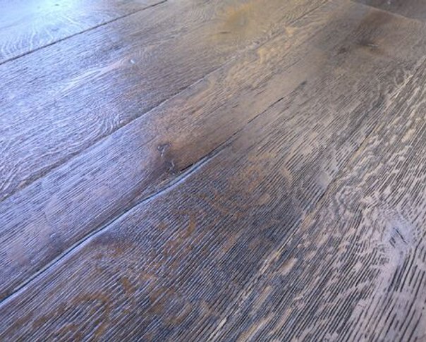 Engineered 15mm x 220 Antique Distressed Black Oiled