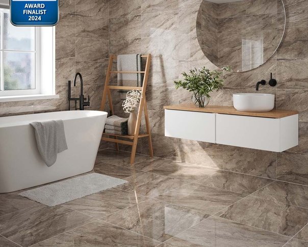 Artu Stone Porcelain Wall & Floor Tile 600x600mm