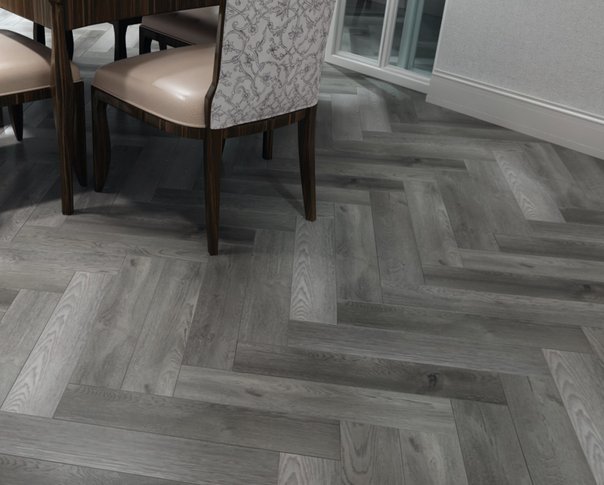 Winter Oak Grey 5mm SPC Herringbone 