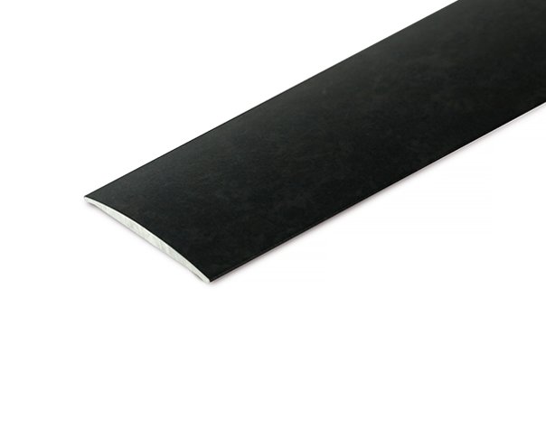 Black Onyx Flat Aluminium Door Bar 2.7m