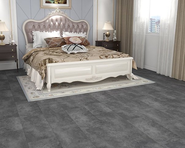 Timeless Grey 5.5mm SPC Click Tiles