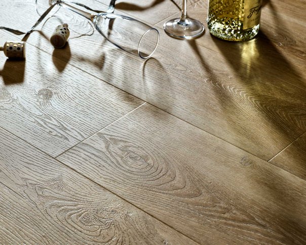 Bleached Oak Embossed Dryback LVT