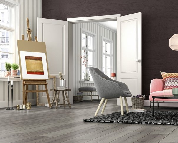 Sterling Oak Grey 7mm Laminate Flooring