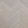White Brushed Oak Herringbone 18mm