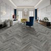 Dark Distressed PREMIUM Herringbone 6.0 SPC Vinyl Click