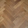Smoked Stain Oak Herringbone Click 14mm