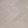 White Brushed Oak Herringbone 18mm