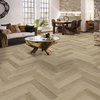 Natural Swiss Oak PREMIUM Herringbone 6.0 SPC Vinyl Click
