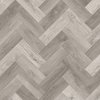 City Grey Oak Herringbone Glue Down LVT