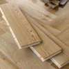 Natural Oak Herringbone 14mm Click UV Lacquered