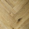Washed Oak Herringbone Embossed Dryback LVT