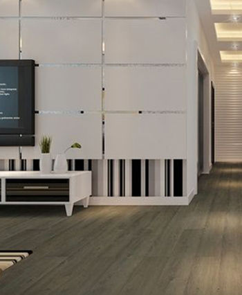 Luxurious vinyl flooring in a modern home