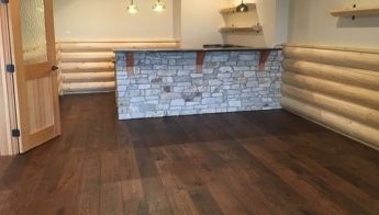 New Hardwood Flooring on the First Floor of a Family Home