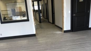 Luxury Vinyl Floor Installation in a Martial Arts Studio