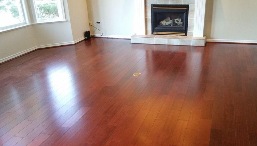 Brazilian Cherry Hardwood Flooring in a Family Home