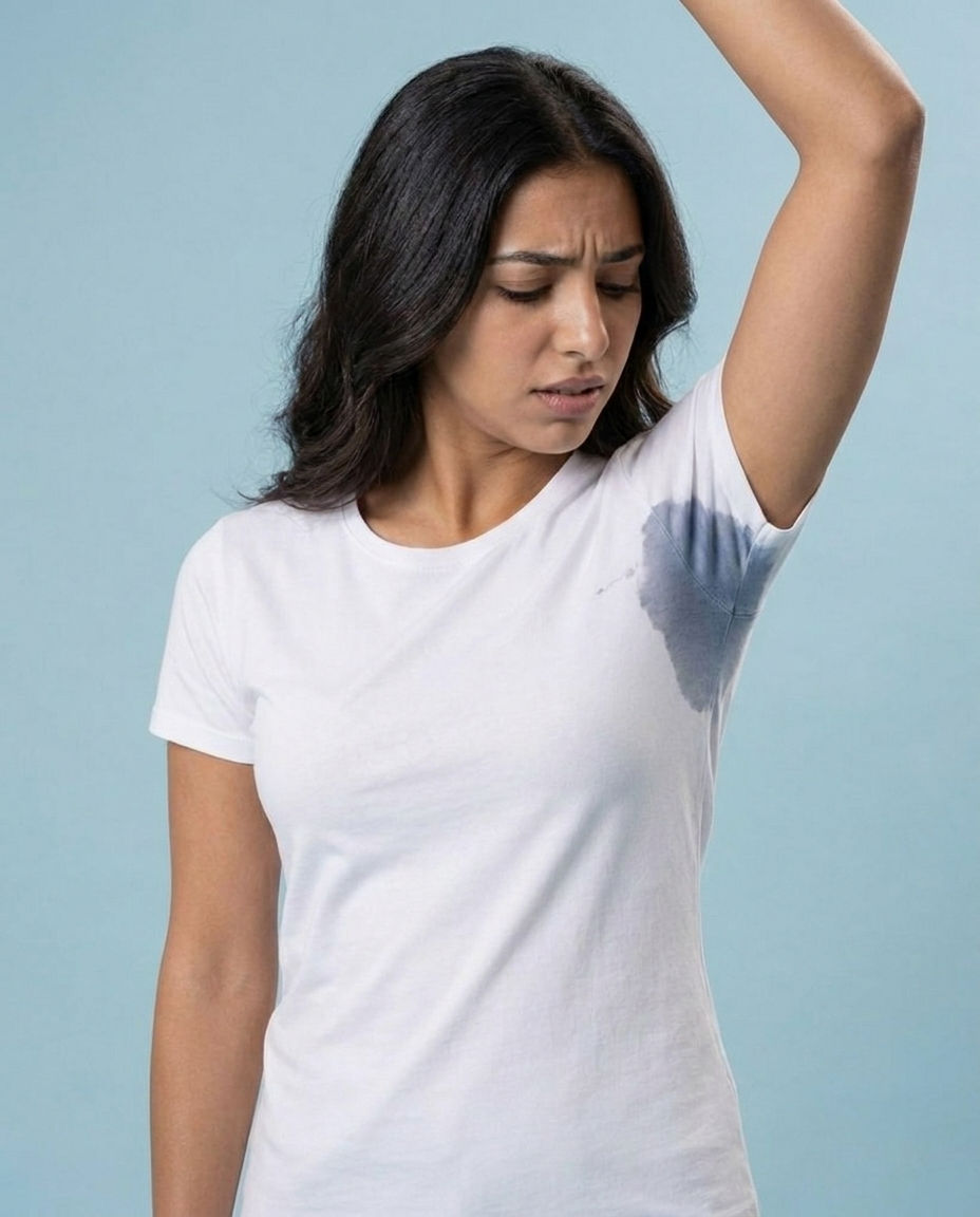 With VESTA — no sweat stains