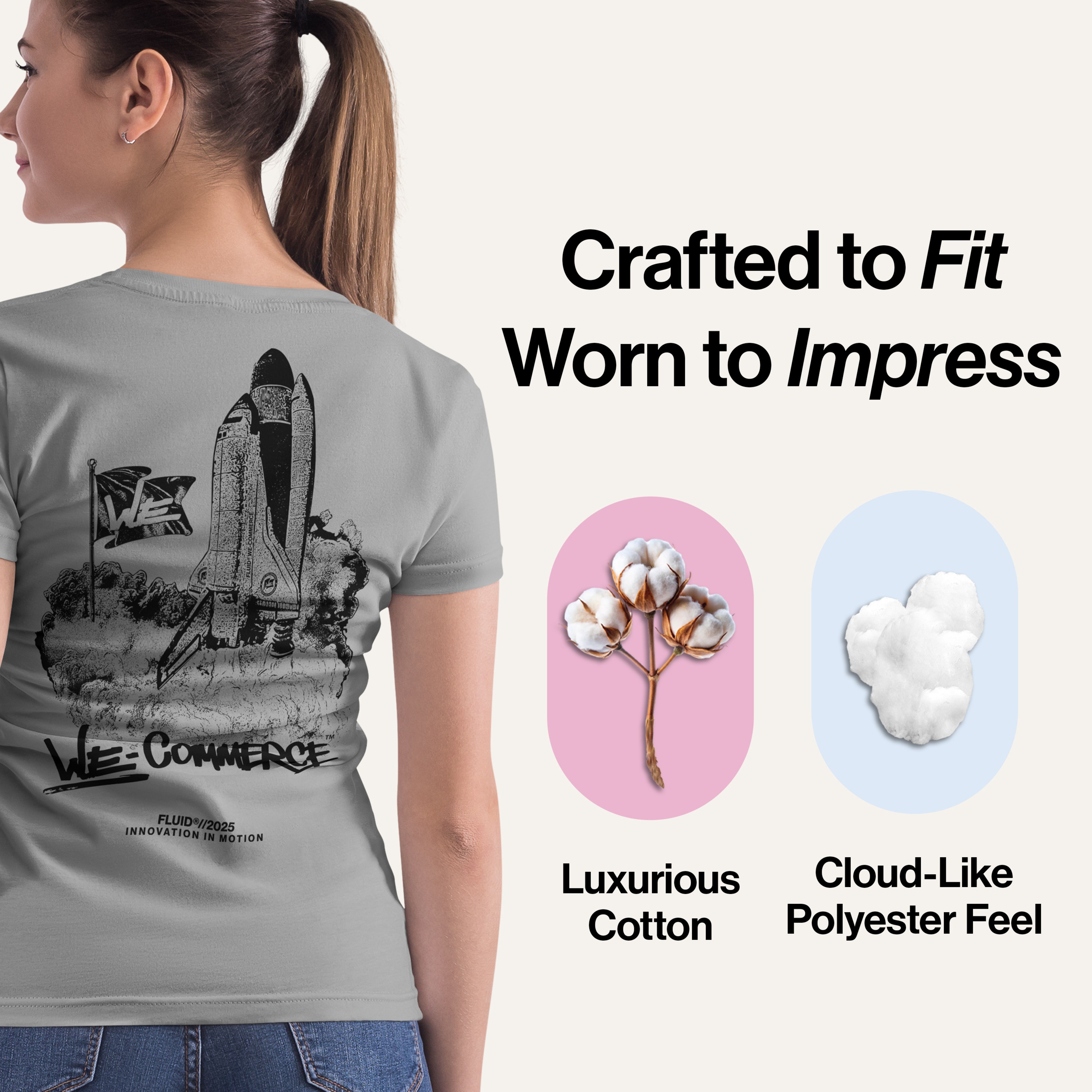 We-Commerce Women's Cap Sleeve Tee
