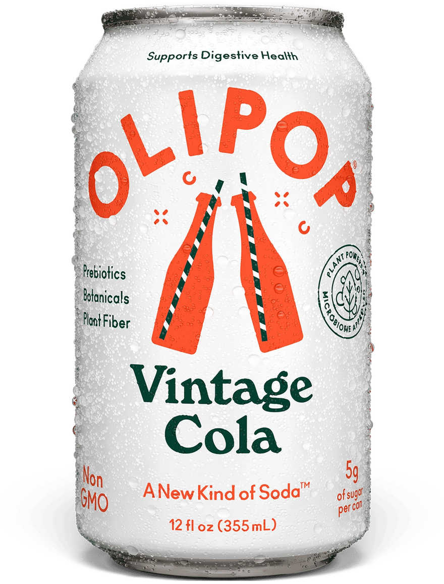 OLIPOP Vintage Cola can