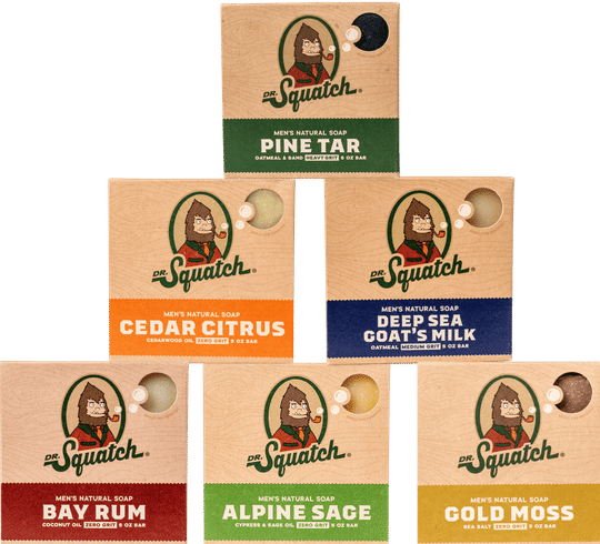 Dr. Squatch six-bar bundle