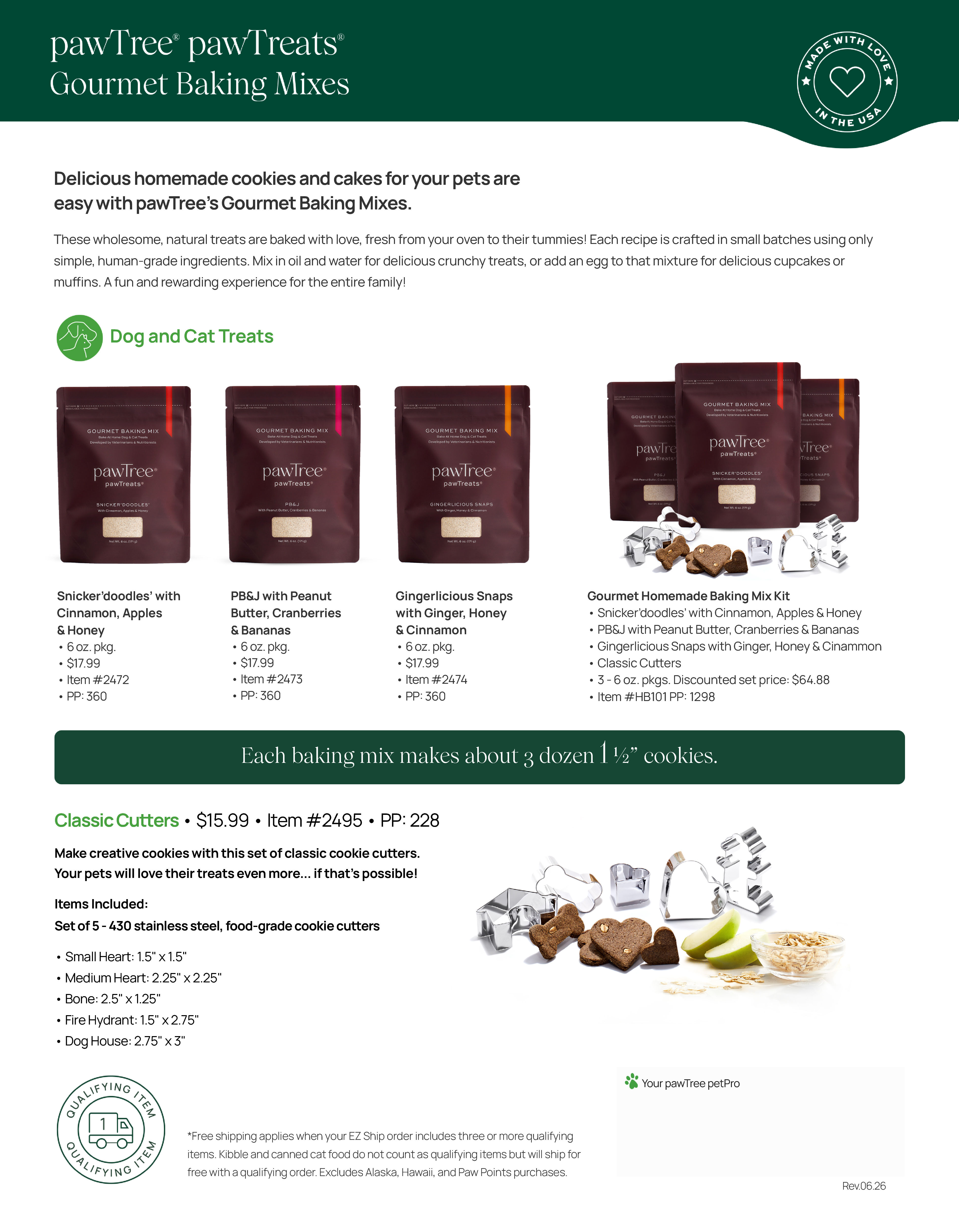 Gourmet Baking Mixes Sell Sheet-June 2026