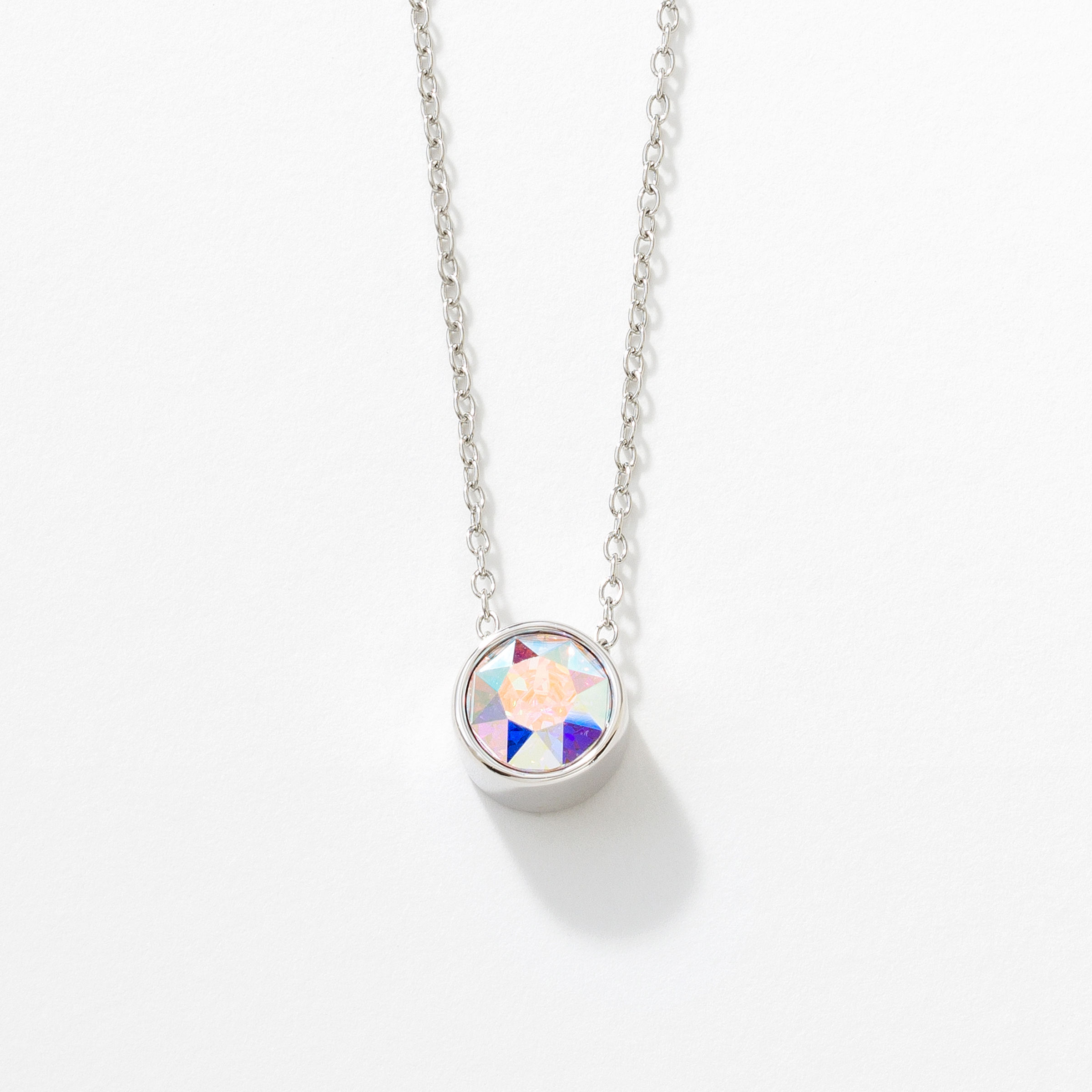 Crystal Aurore Boreale Ice Necklace