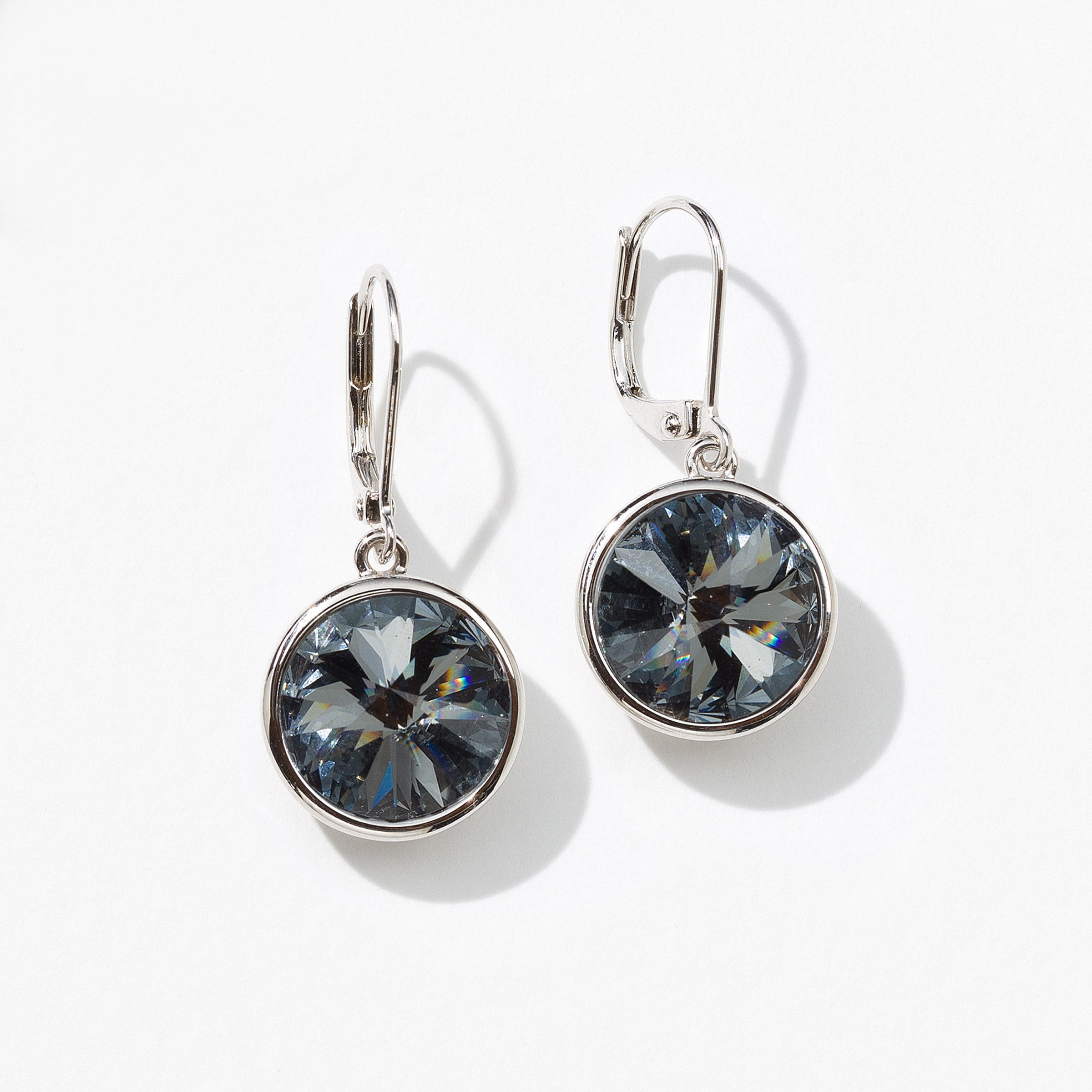 Lulu Earrings, Silver Night