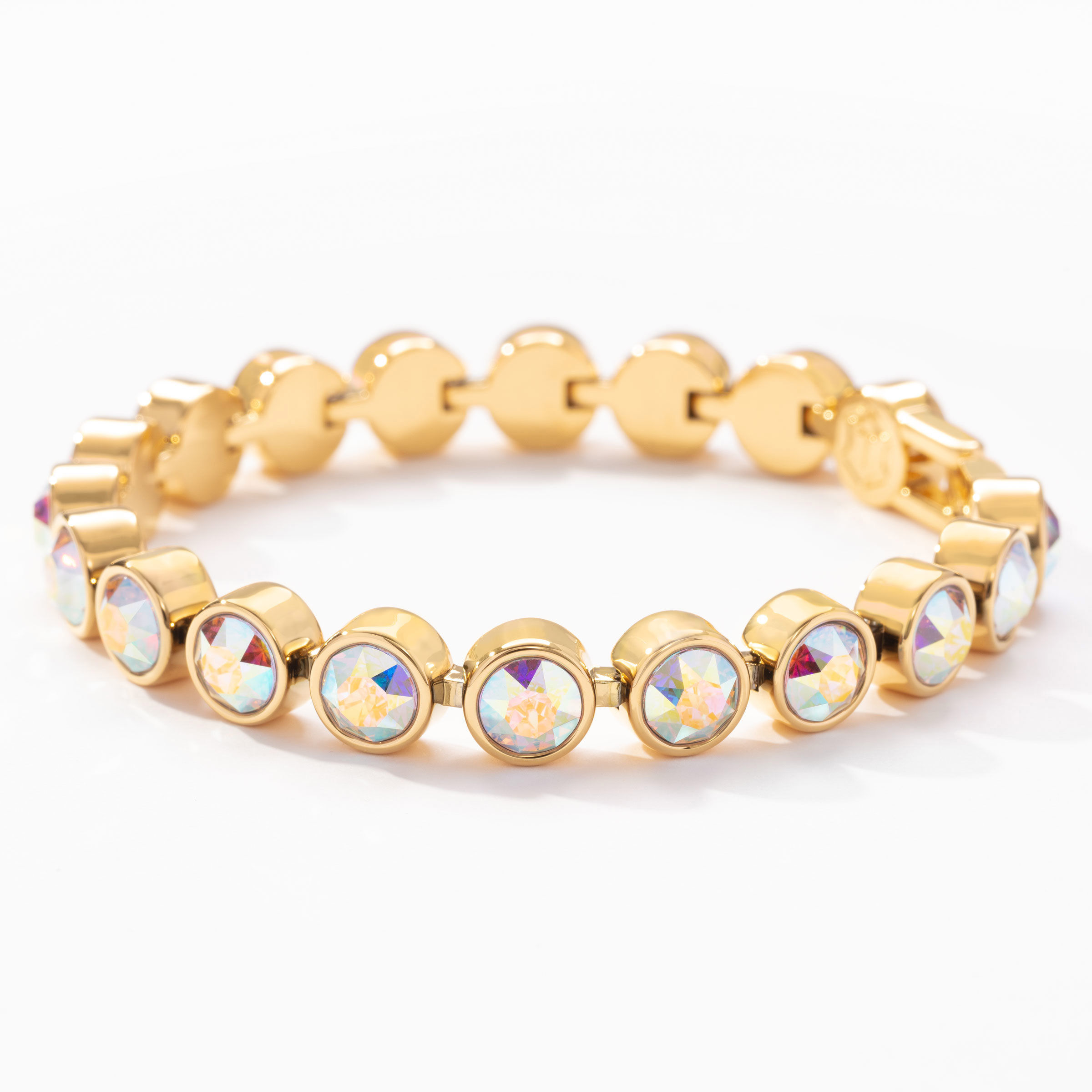 Golden Crystal Aurore Boreale Ice Bracelet — view 2