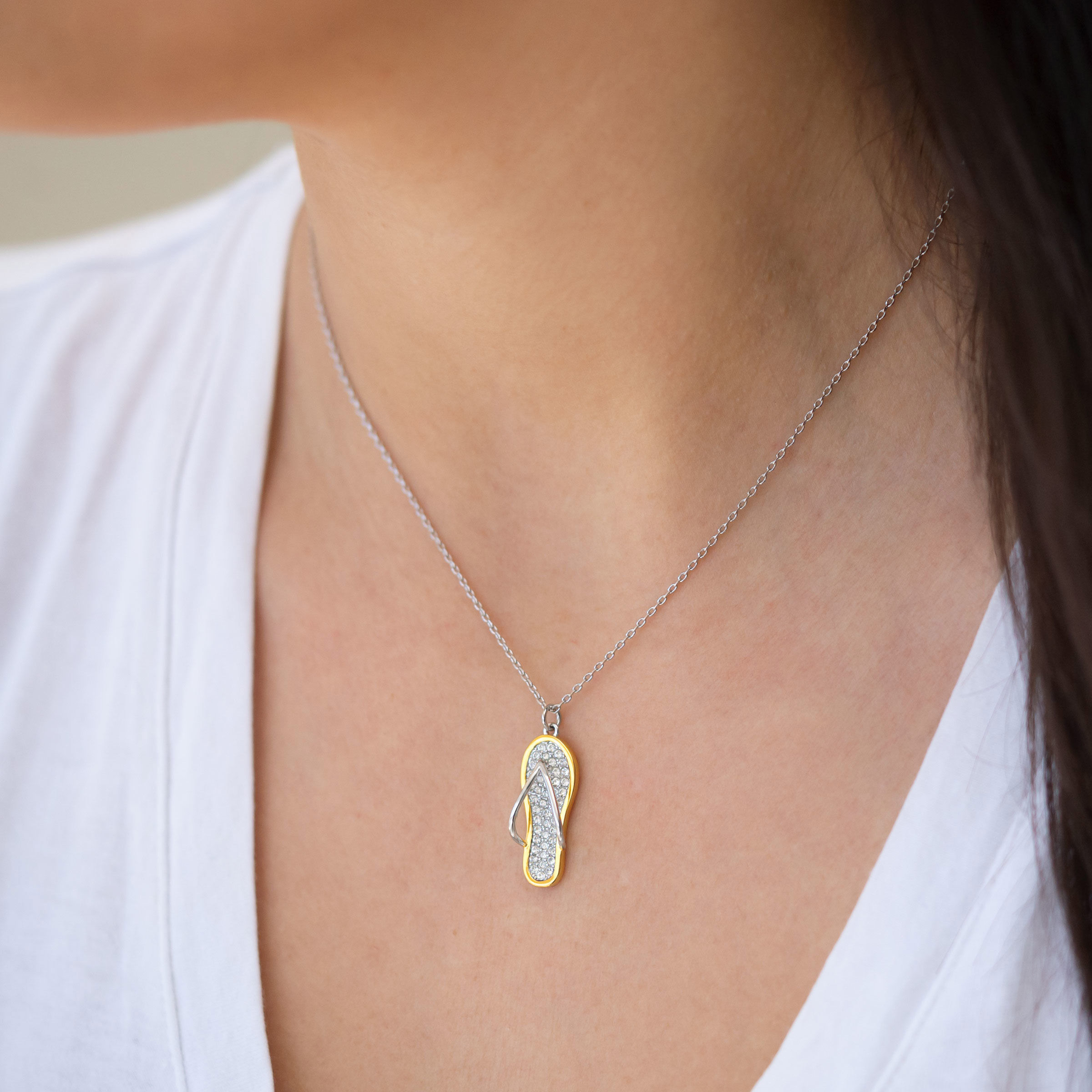 Flip Flop Necklace — view 2